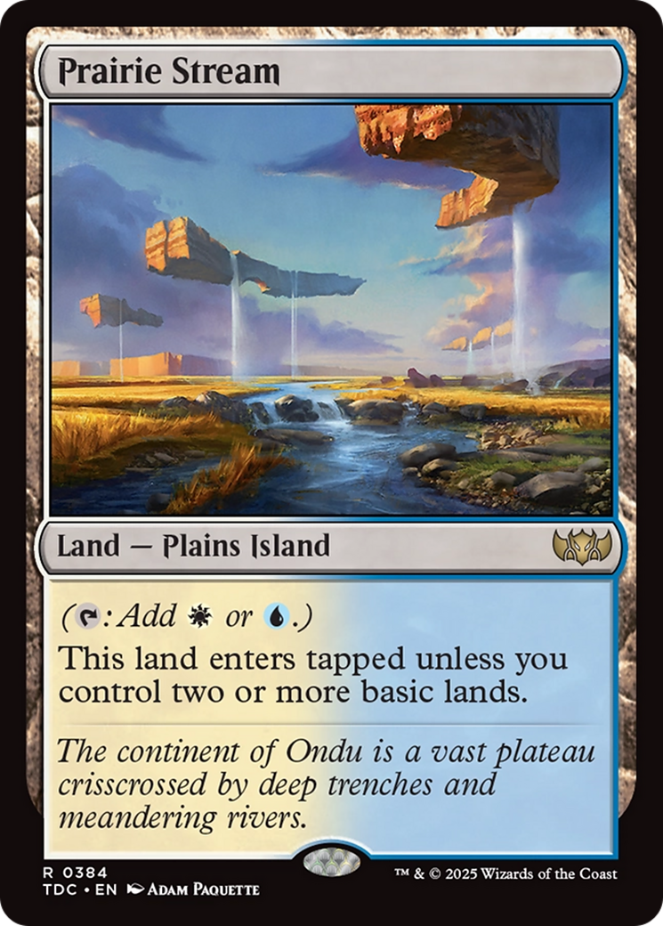 Magic: The Gathering - Prairie Stream - Tarkir: Dragonstorm Commander