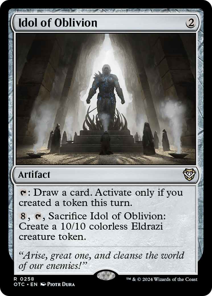 Magic: The Gathering - Idol of Oblivion - Outlaws of Thunder Junction Commander