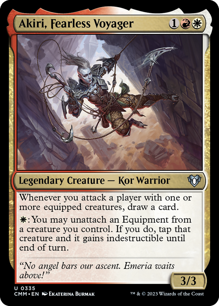 Magic: The Gathering - Akiri, Fearless Voyager - Commander Masters