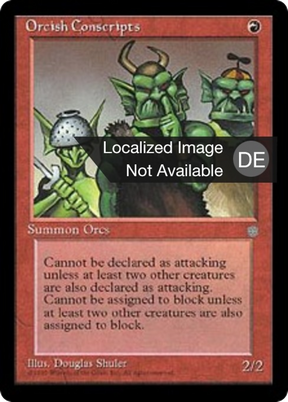 Magic: The Gathering - Orkrekruten - Ice Age