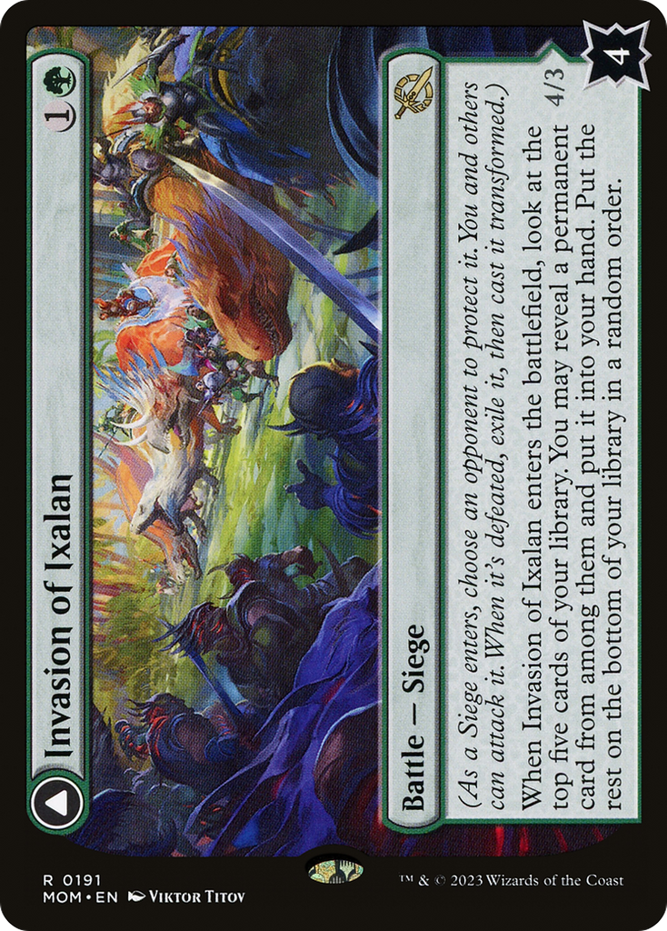 Magic: The Gathering - Invasion of Ixalan // Belligerent Regisaur Foil - March of the Machine