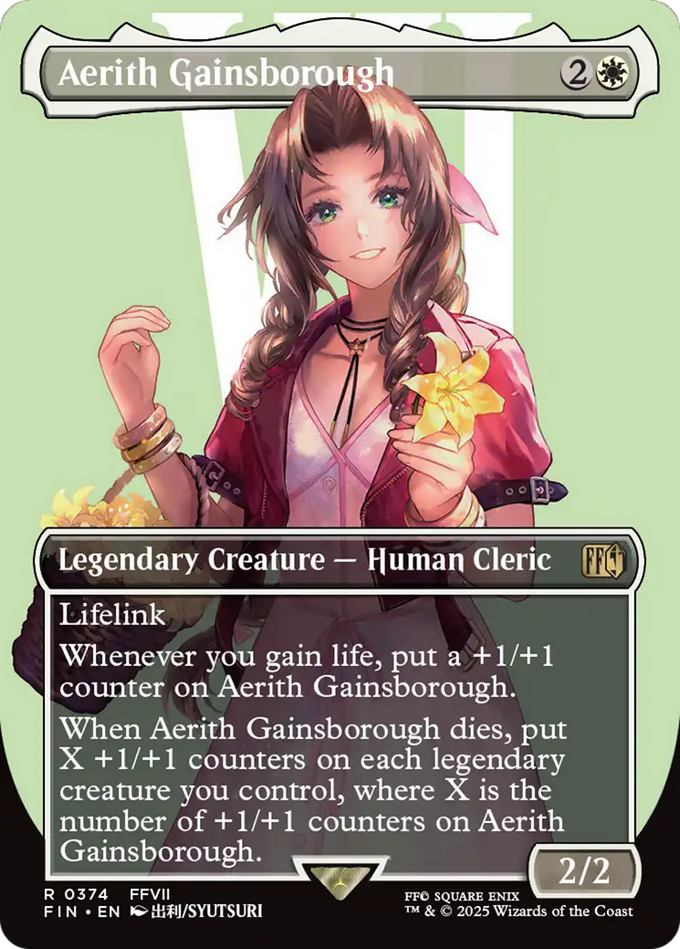 Magic: The Gathering - Aerith Gainsborough Foil - Final Fantasy