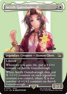Magic: The Gathering - Aerith Gainsborough Foil - Final Fantasy