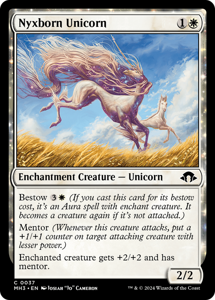 Magic: The Gathering - Nyxborn Unicorn - Modern Horizons 3