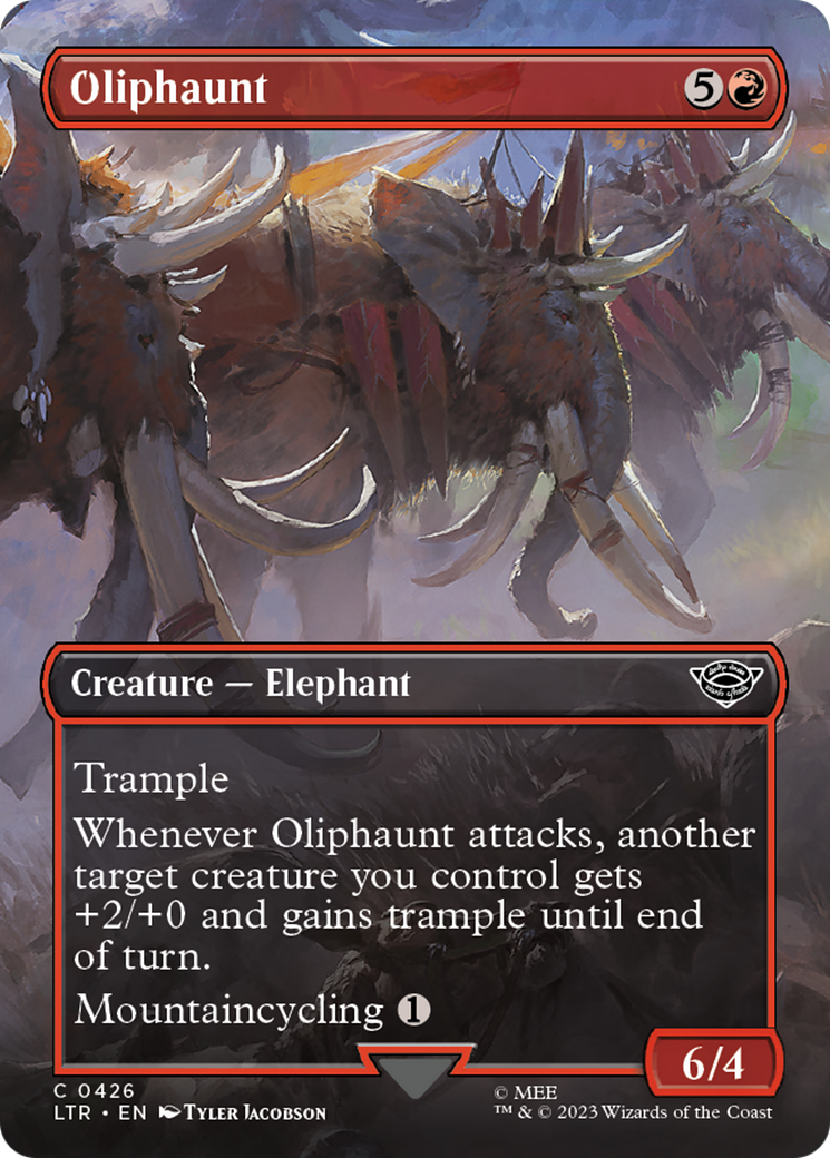 Magic: The Gathering - Oliphaunt Foil - The Lord of the Rings: Tales of Middle-earth