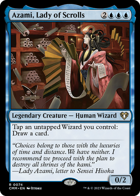 Magic: The Gathering - Azami, Lady of Scrolls - Commander Masters
