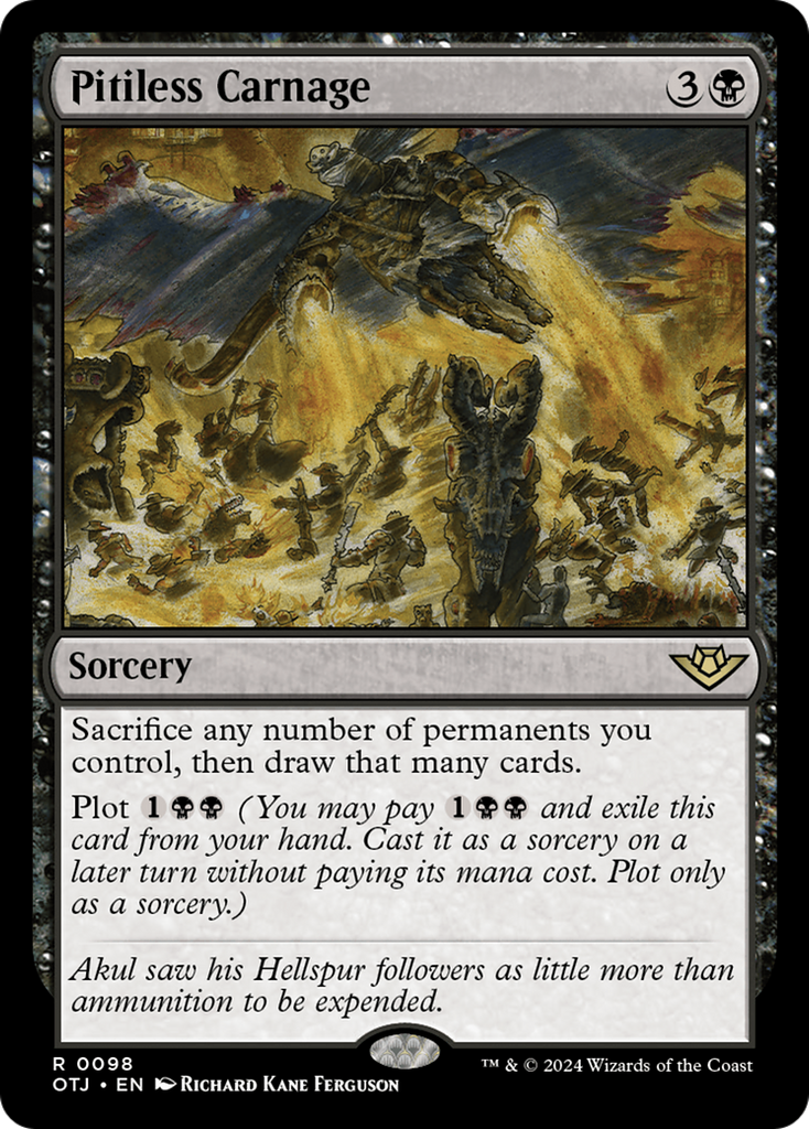 Magic: The Gathering - Pitiless Carnage - Outlaws of Thunder Junction