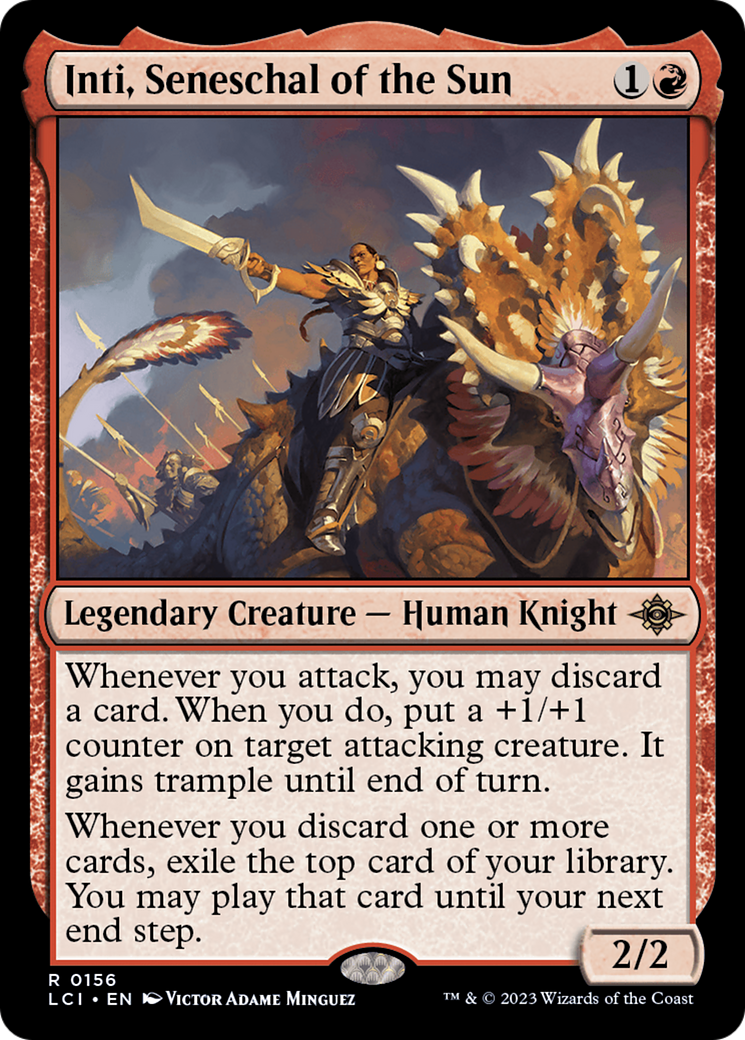 Magic: The Gathering - Inti, Seneschal of the Sun Foil - The Lost Caverns of Ixalan