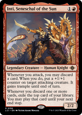 Magic: The Gathering - Inti, Seneschal of the Sun Foil - The Lost Caverns of Ixalan