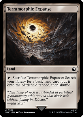 Magic: The Gathering - Terramorphic Expanse - Doctor Who