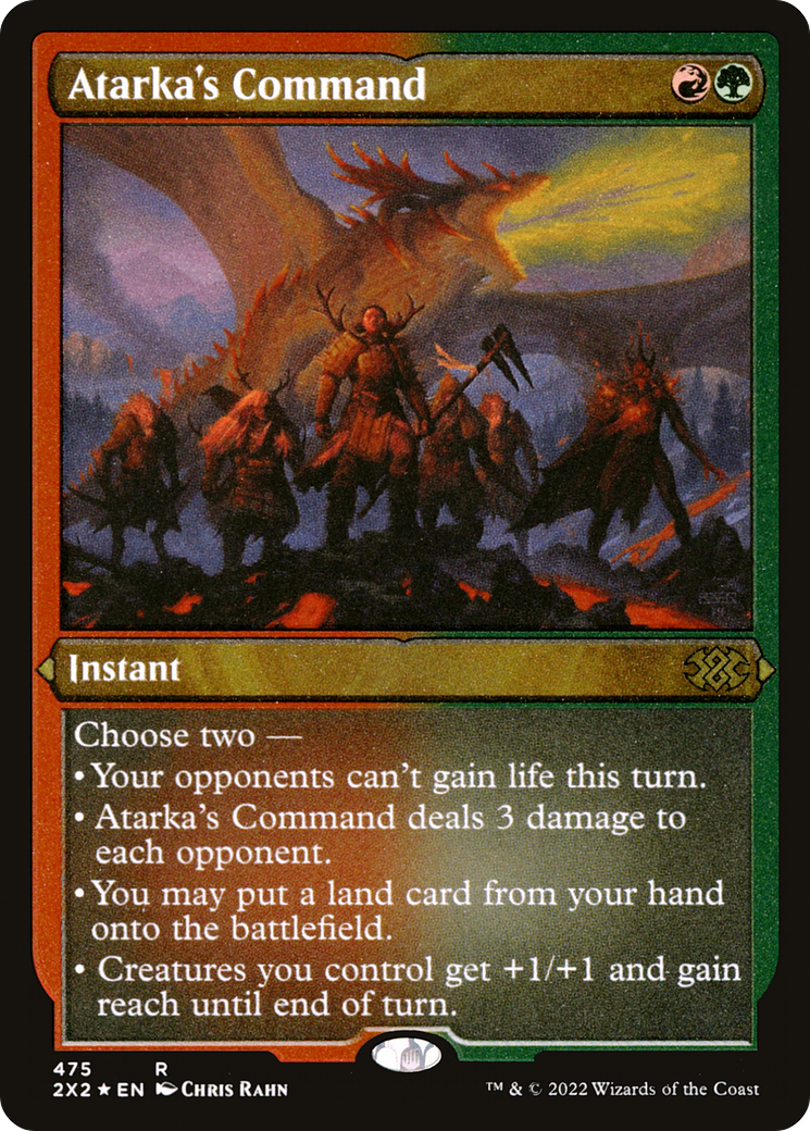 Magic: The Gathering - Atarka's Command Foil - Double Masters 2022