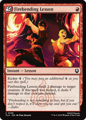 Magic: The Gathering - Firebending Lesson - Avatar: The Last Airbender