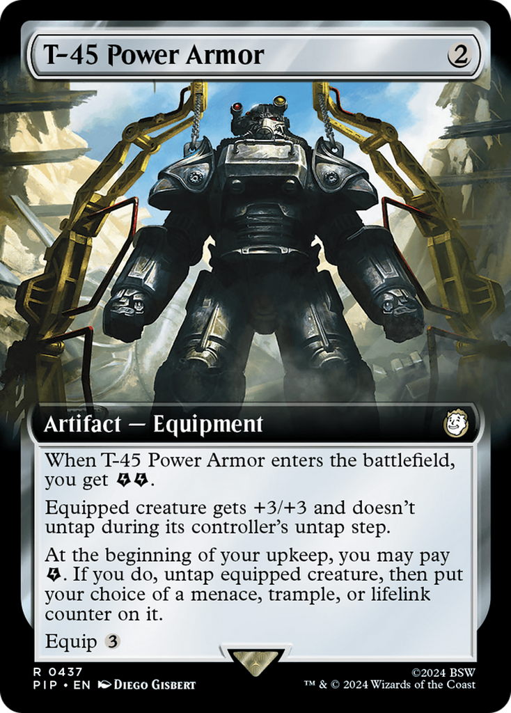 Magic: The Gathering - T-45 Power Armor Foil - Fallout