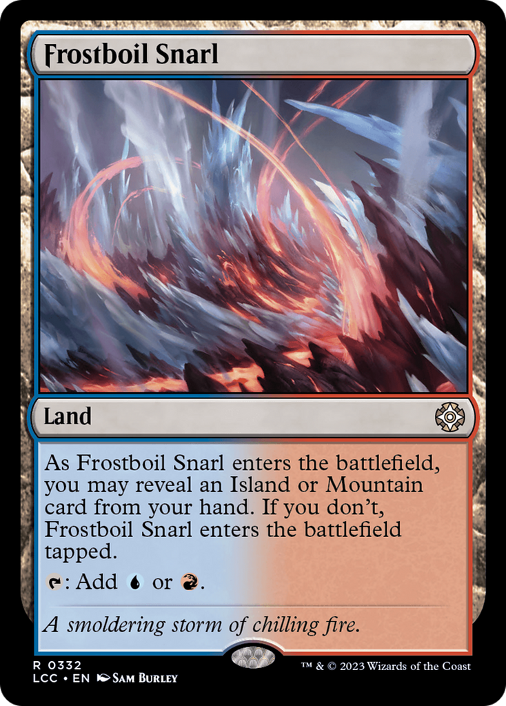 Magic: The Gathering - Frostboil Snarl - The Lost Caverns of Ixalan Commander