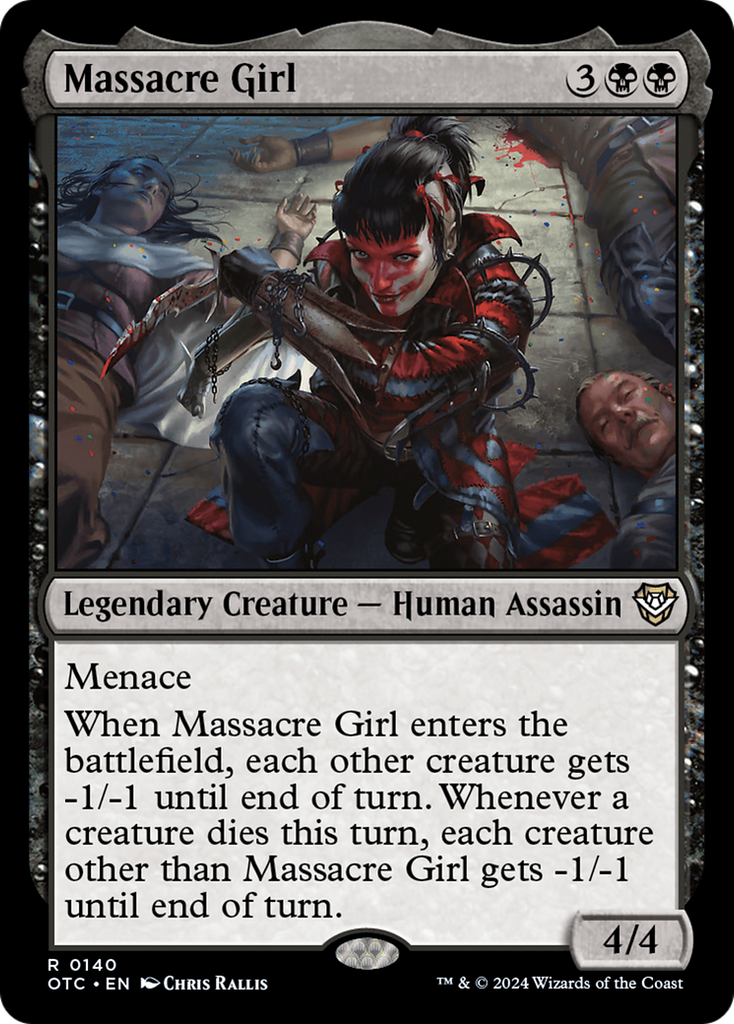 Magic: The Gathering - Massacre Girl - Outlaws of Thunder Junction Commander