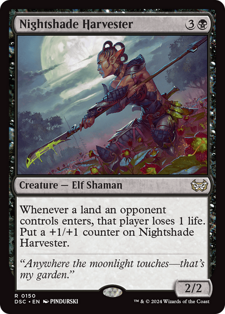 Magic: The Gathering - Nightshade Harvester - Duskmourn: House of Horror Commander