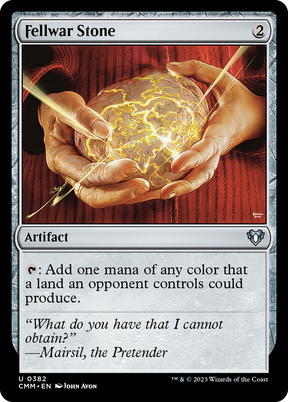 Magic: The Gathering - Fellwar Stone Foil - Commander Masters