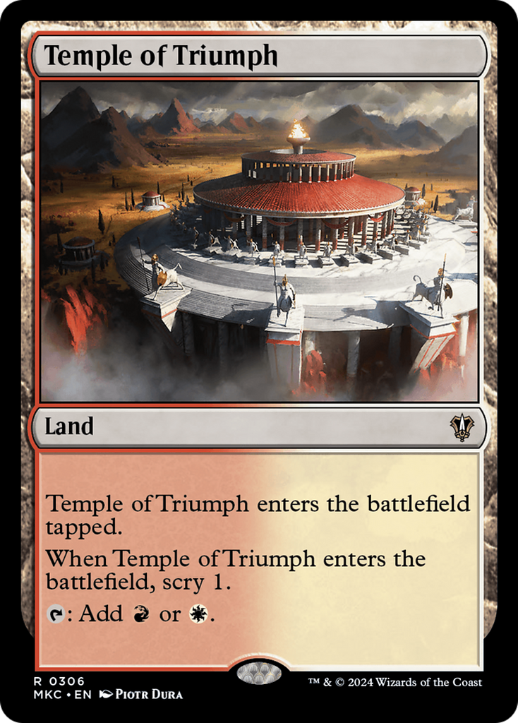 Magic: The Gathering - Temple of Triumph - Murders at Karlov Manor Commander
