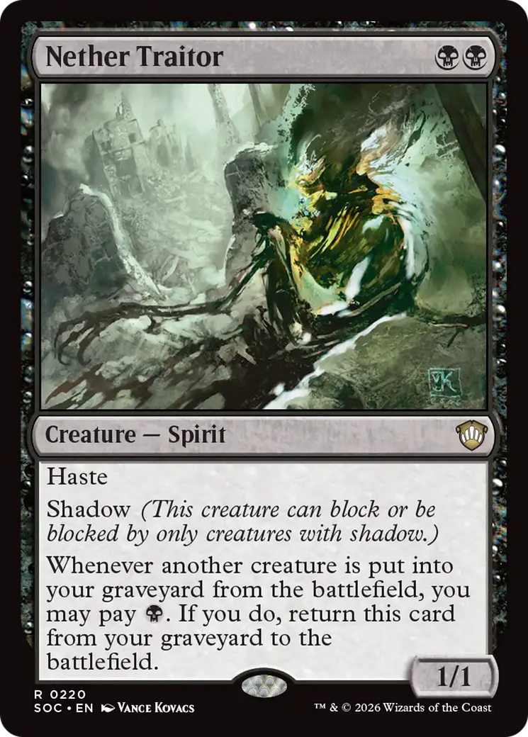 Magic: The Gathering - Nether Traitor - Secrets of Strixhaven Commander