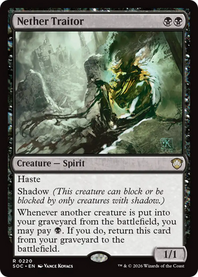 Magic: The Gathering - Nether Traitor - Secrets of Strixhaven Commander