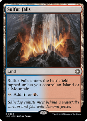 Magic: The Gathering - Sulfur Falls - The Lost Caverns of Ixalan Commander