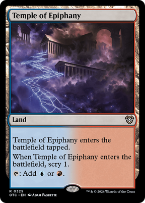 Magic: The Gathering - Temple of Epiphany - Outlaws of Thunder Junction Commander
