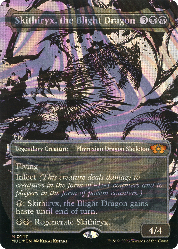 Magic: The Gathering - Skithiryx, the Blight Dragon Foil - Multiverse Legends