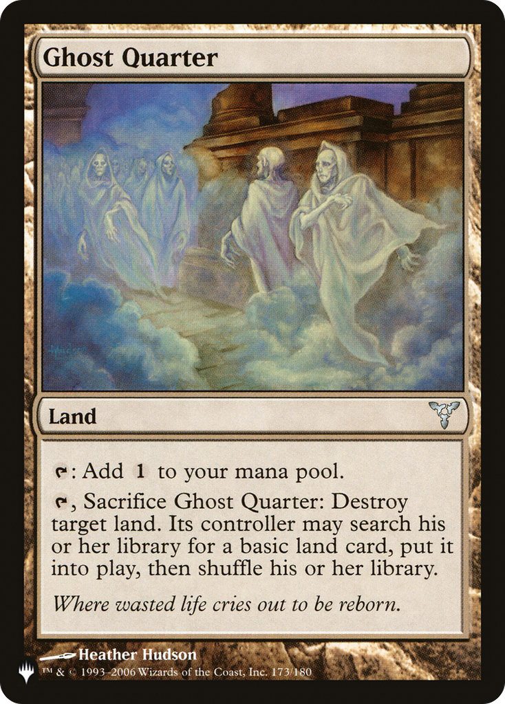 Magic: The Gathering - Ghost Quarter - The List