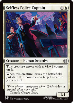 Magic: The Gathering - Selfless Police Captain - Marvel's Spider-Man