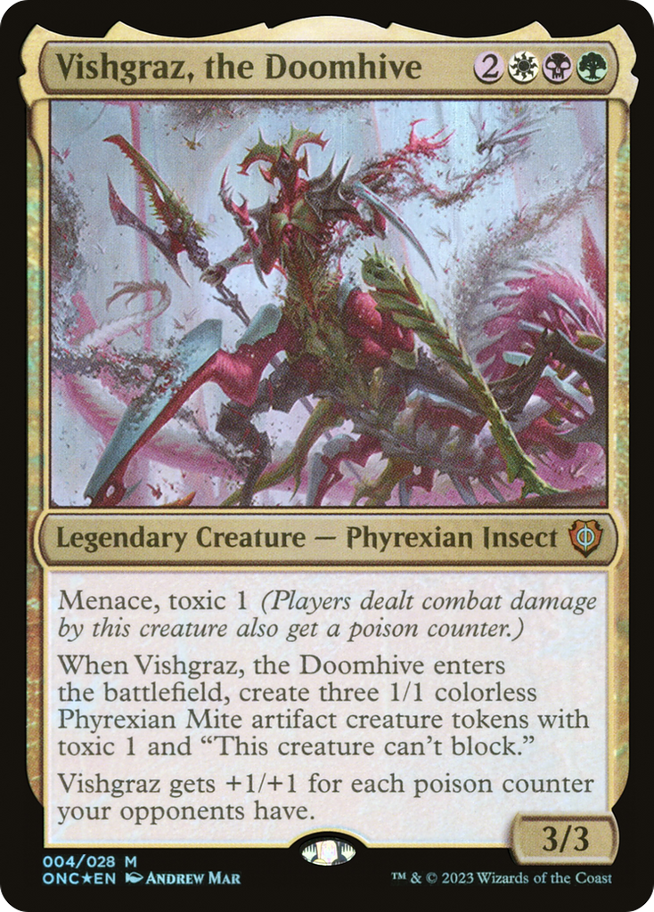 Magic: The Gathering - Vishgraz, the Doomhive Foil - Phyrexia: All Will Be One Commander