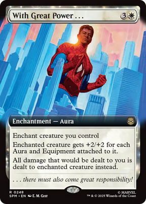 Magic: The Gathering - With Great Power... Foil - Marvel's Spider-Man