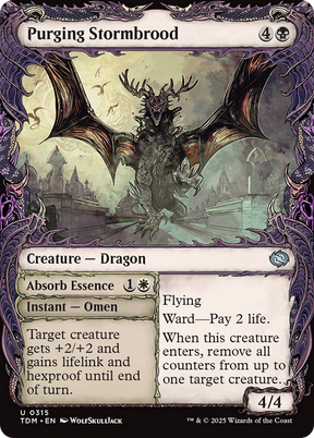 Magic: The Gathering - Purging Stormbrood // Absorb Essence - Tarkir: Dragonstorm