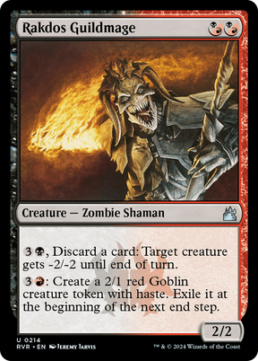 Magic: The Gathering - Rakdos Guildmage Foil - Ravnica Remastered