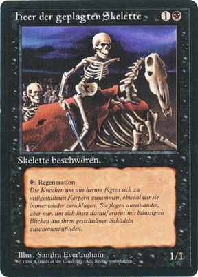 Magic: The Gathering - Heer der geplagten Skelette - Foreign Black Border