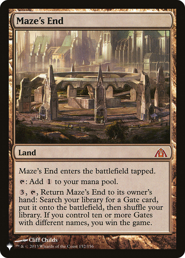 Magic: The Gathering - Maze's End - The List