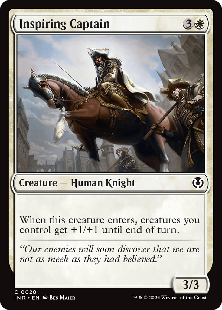 Magic: The Gathering - Inspiring Captain Foil - Innistrad Remastered