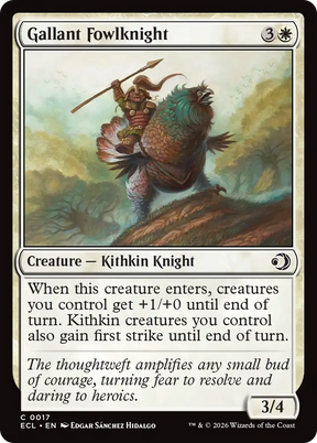 Magic: The Gathering - Gallant Fowlknight - Lorwyn Eclipsed