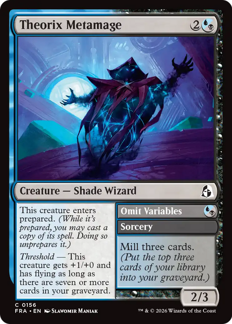 Magic: The Gathering - Theorix Metamage // Omit Variables - Reality Fracture