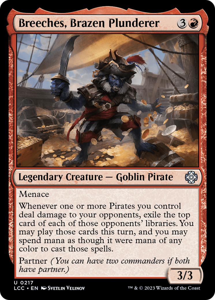 Magic: The Gathering - Breeches, Brazen Plunderer - The Lost Caverns of Ixalan Commander