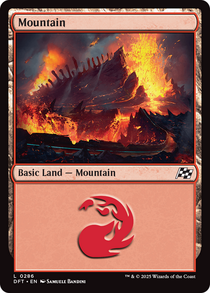 Magic: The Gathering - Mountain - Aetherdrift