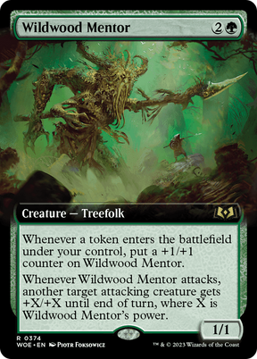 Magic: The Gathering - Wildwood Mentor - Wilds of Eldraine
