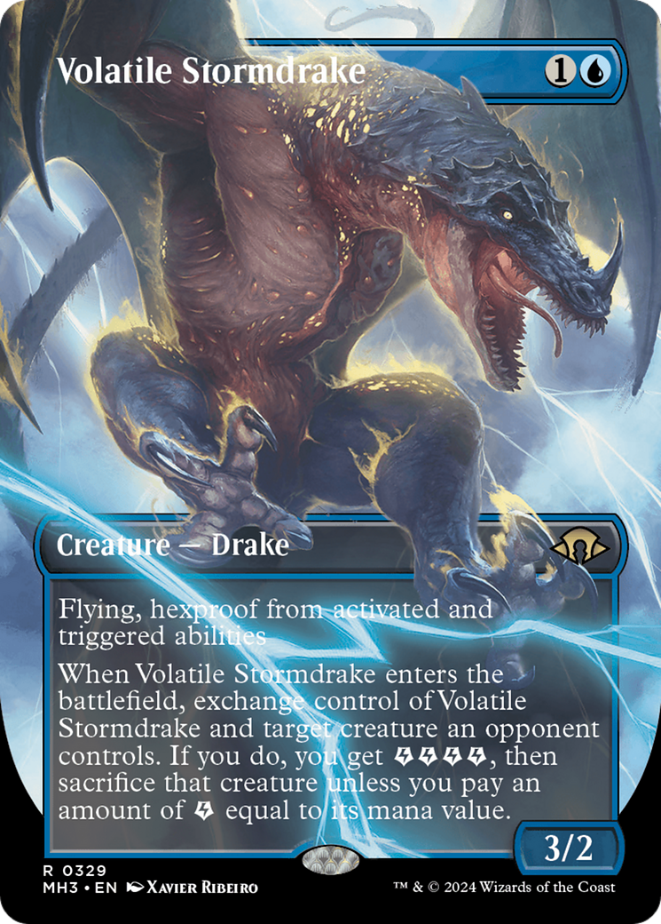 Magic: The Gathering - Volatile Stormdrake Foil - Modern Horizons 3