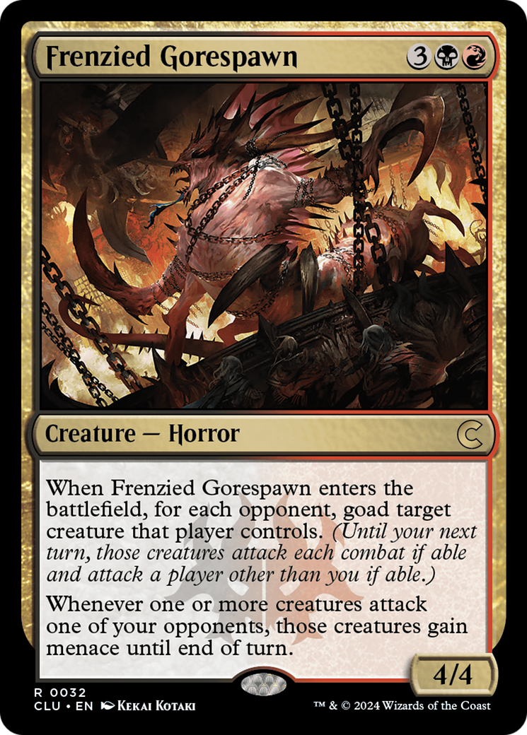 Magic: The Gathering - Frenzied Gorespawn - Ravnica: Clue Edition