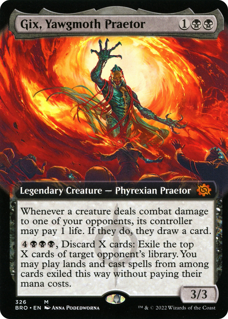 Magic: The Gathering - Gix, Yawgmoth Praetor Foil - The Brothers' War