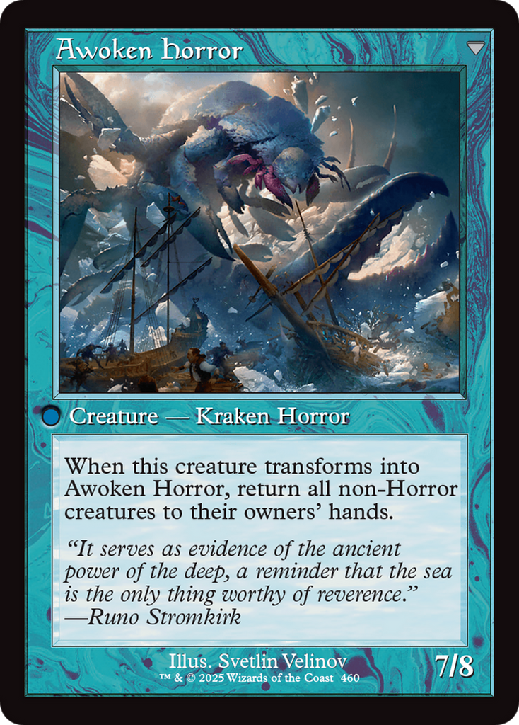 Magic: The Gathering - Thing in the Ice // Awoken Horror Foil - Innistrad Remastered