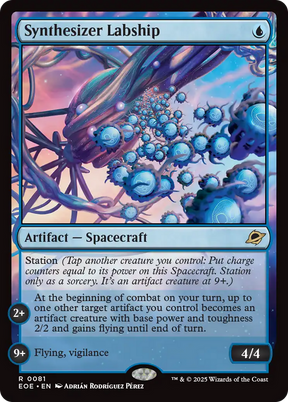 Magic: The Gathering - Synthesizer Labship Foil - Edge of Eternities