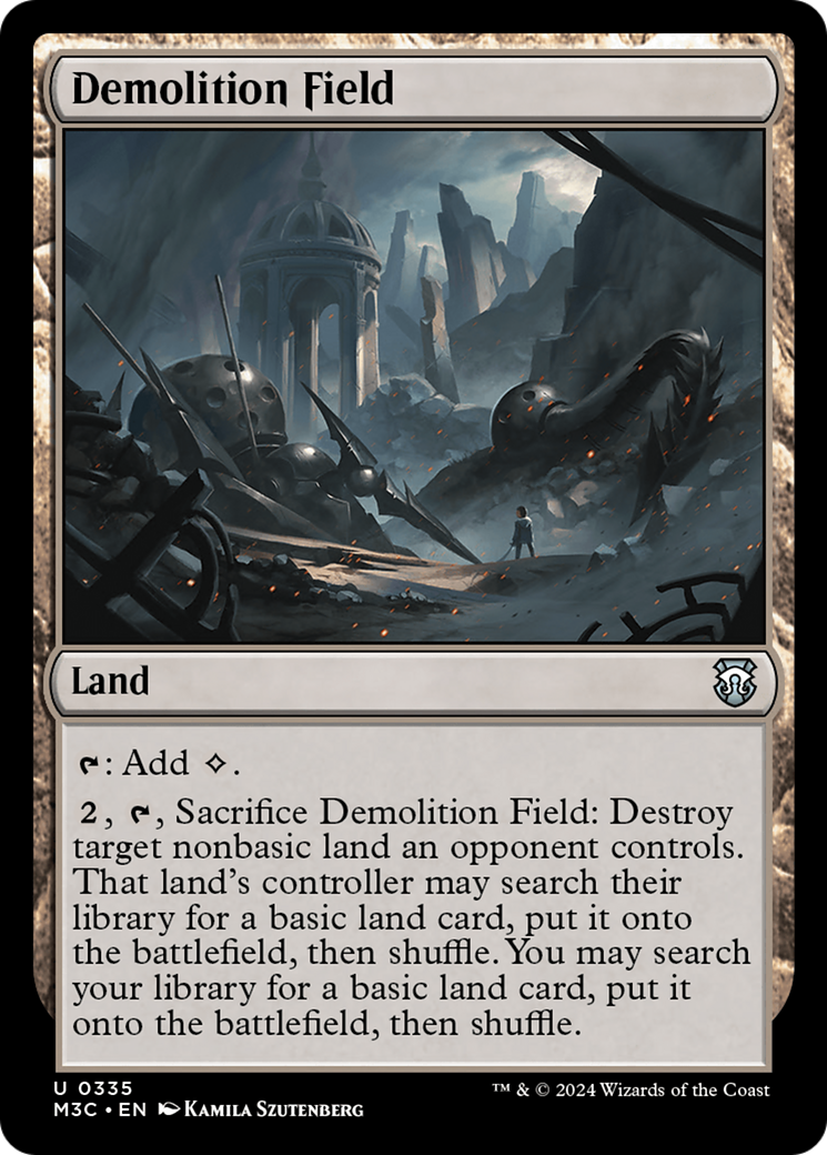 Magic: The Gathering - Demolition Field - Modern Horizons 3 Commander