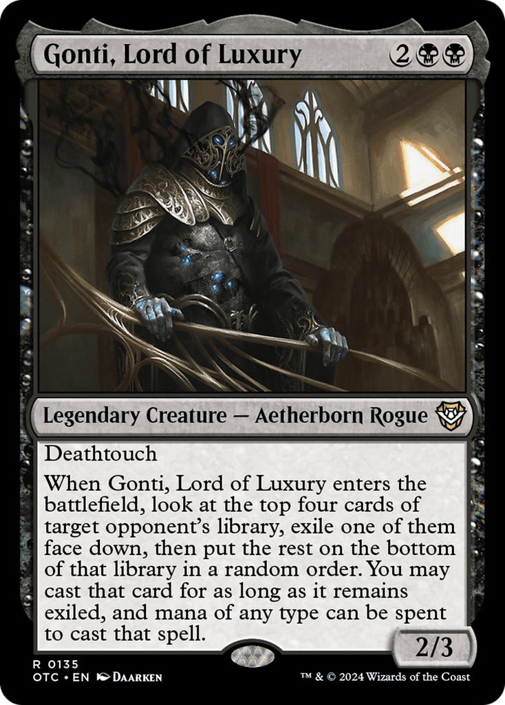 Magic: The Gathering - Gonti, Lord of Luxury - Outlaws of Thunder Junction Commander