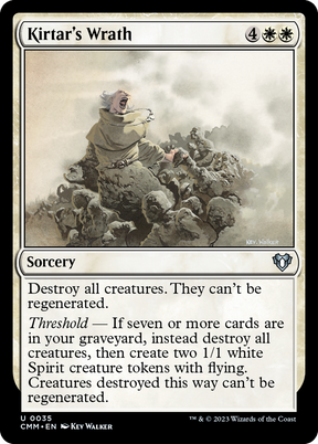 Magic: The Gathering - Kirtar's Wrath - Commander Masters