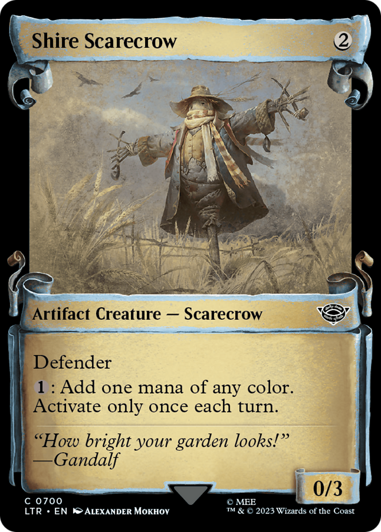 Magic: The Gathering - Shire Scarecrow Foil - The Lord of the Rings: Tales of Middle-earth